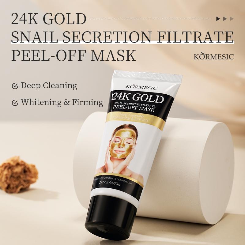 24K Nano Gold Peel-Off Face Mask with Witch Hazel North America, Blackhead Remover & Anti-aging Mask for all skin types.[+3$ Get 2Pcs] Skincare Skin Repair Comfort