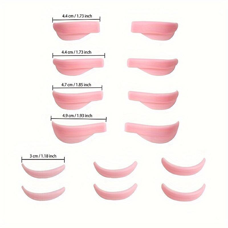 Silicone Eyelash Perm Pad, 7 Pairs Reusable Eyelash Lift Pad, Perfect for Lashes of Different Lengths, Professional Makeup Tools for Women