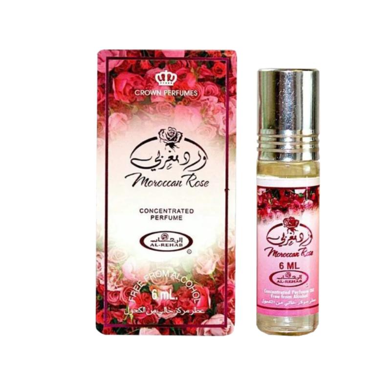 Moroccan Rose - 6ml (.2 oz) Perfume Oil Roll-On by Al-Rehab Aroma Floral