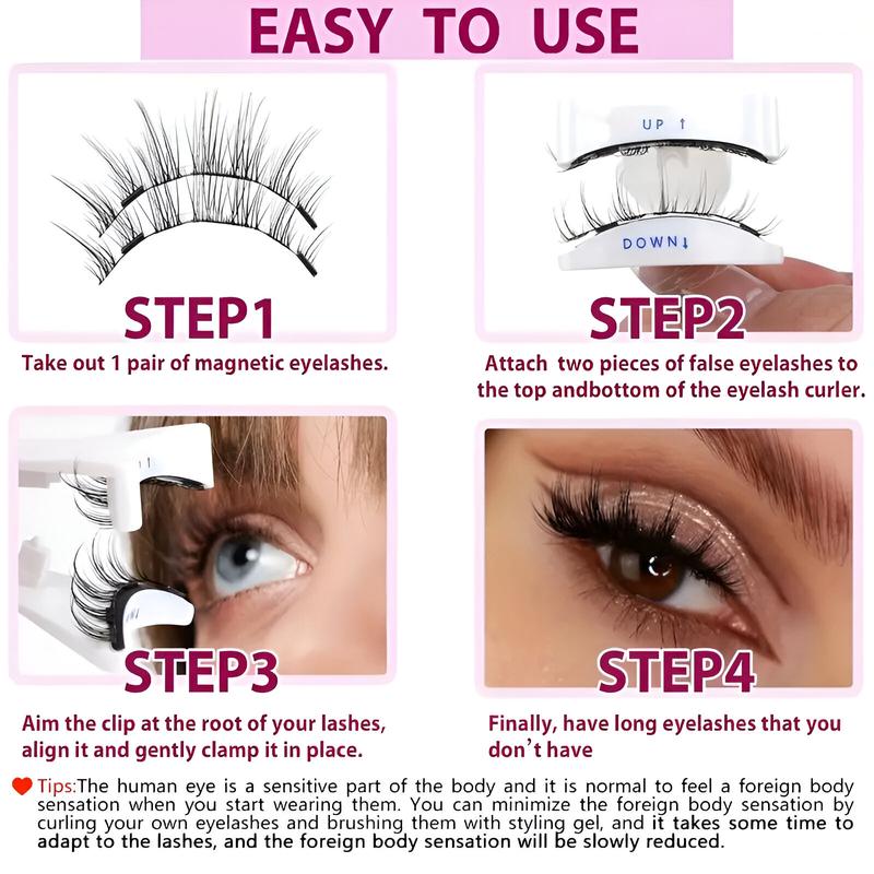 Magnetic Eyelashes Kit: Reusable, Waterproof, and Glue-Free for Effortless Glam