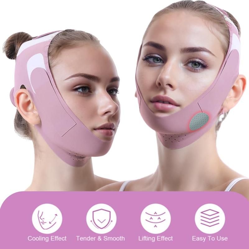 V-Line Mask Chin Up Mask V Shaped Face Mask Chin strap for sleeping, Jaw Exerciser Comfort Facial Skincare Adjustable Tightening