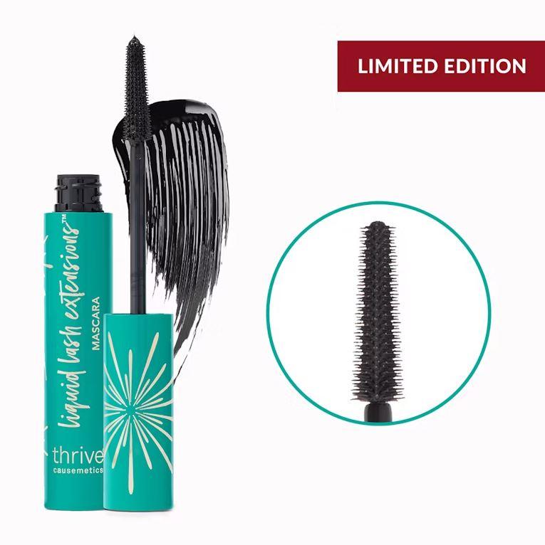 Thrive Causemetics Liquid Lash Extensions Mascara - Deep Skin Tone, Hypoallergenic, Liquid & Portable