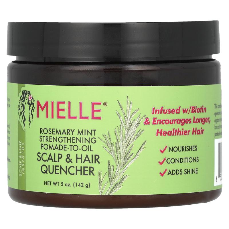 Mielle Strengthening Pomade-to-Oil, Rosemary Mint, 5 oz (142 g)