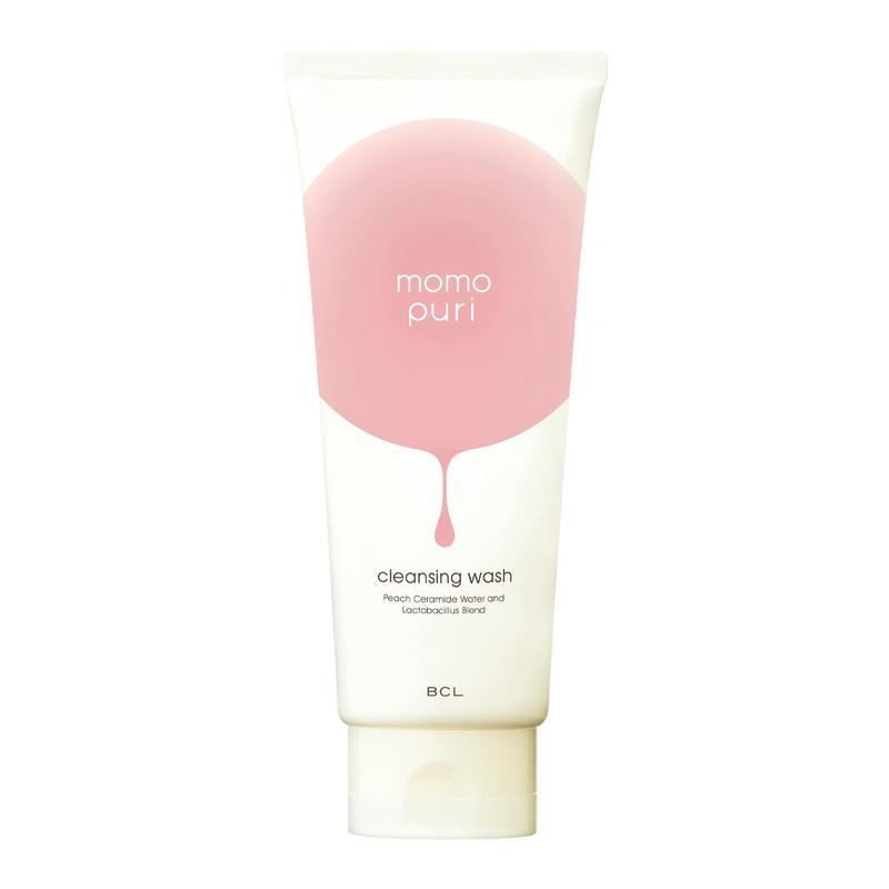 BCL - Momo Puri Moist Cleansing Wash 150ml | CLEANSE WITH JAPANESE PEACH CERAMIDE WATER, MADE IN JAPAN