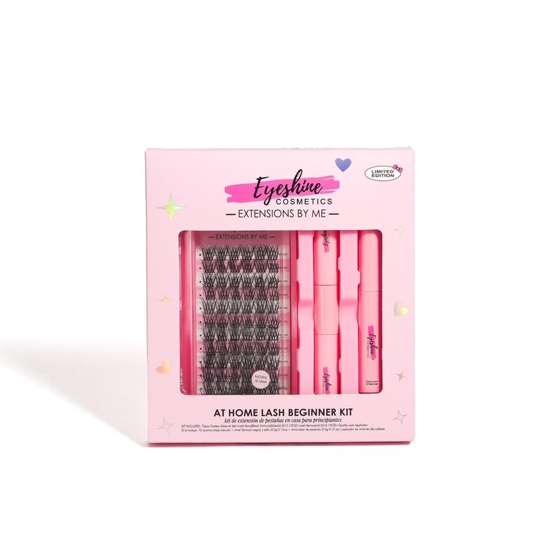 Eyeshine Natural Gift Set (black 10-16mm) Lashes includes Black Bond and Seal, tweezer and Oil Remover