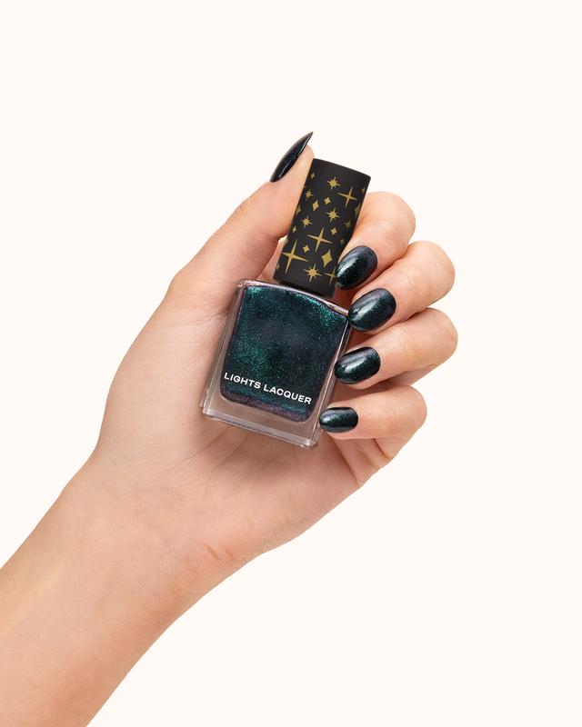 Virgo - Deep Teal Shimmer Nail Polish