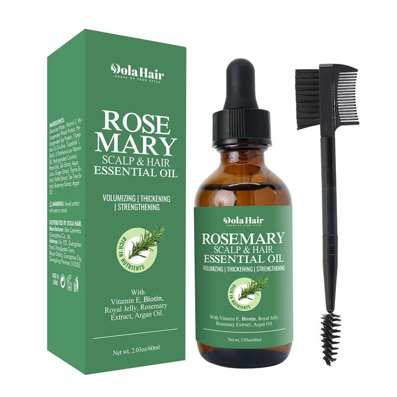 Organic Rosemary Oil For Hair Care, Natural Scalp Hair Oil With Essentials, Rosemary Oil Nourishing Treatment For Split Ends, Dry Scalp All Hair Type