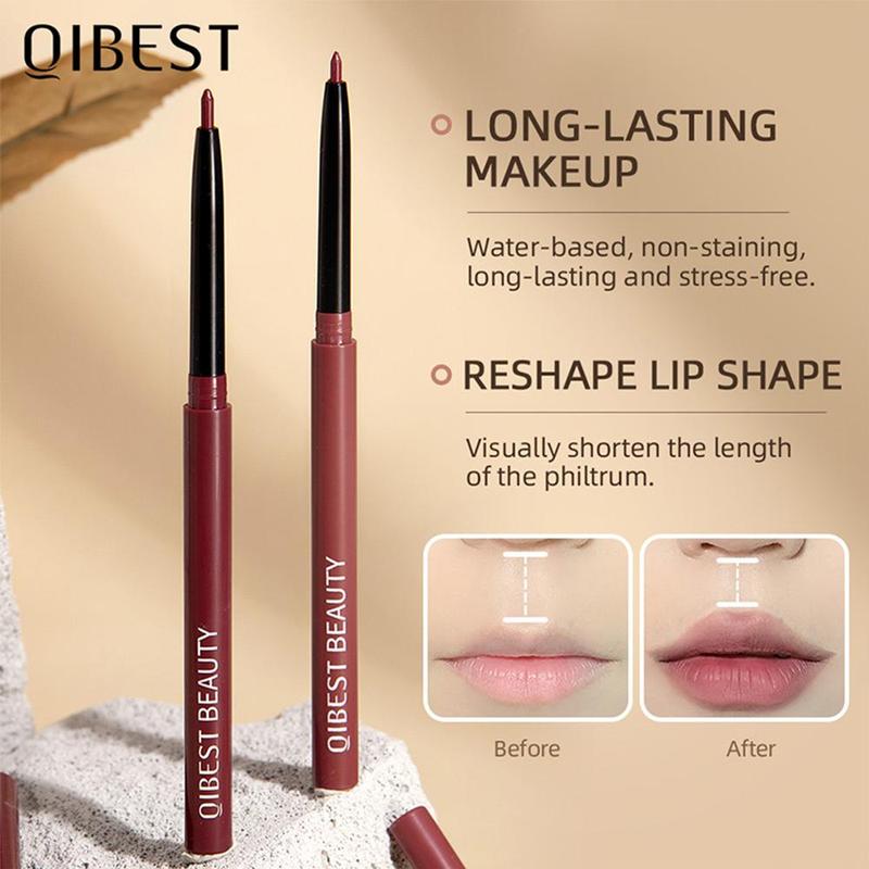 Long Lasting Matte Lip Liner Set, 12pcs box Waterproof Lip Liner Pencil, Suitable for All Occasions Lip Makeup, Girls and Women Makeup Accessories, Christmas Gift