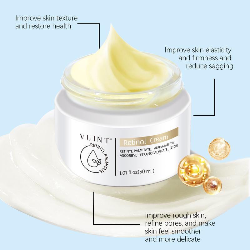 VUINT Retinol Cream for Face Cream Fast Deep Cellular Absorption Day or Night Cream for Firming