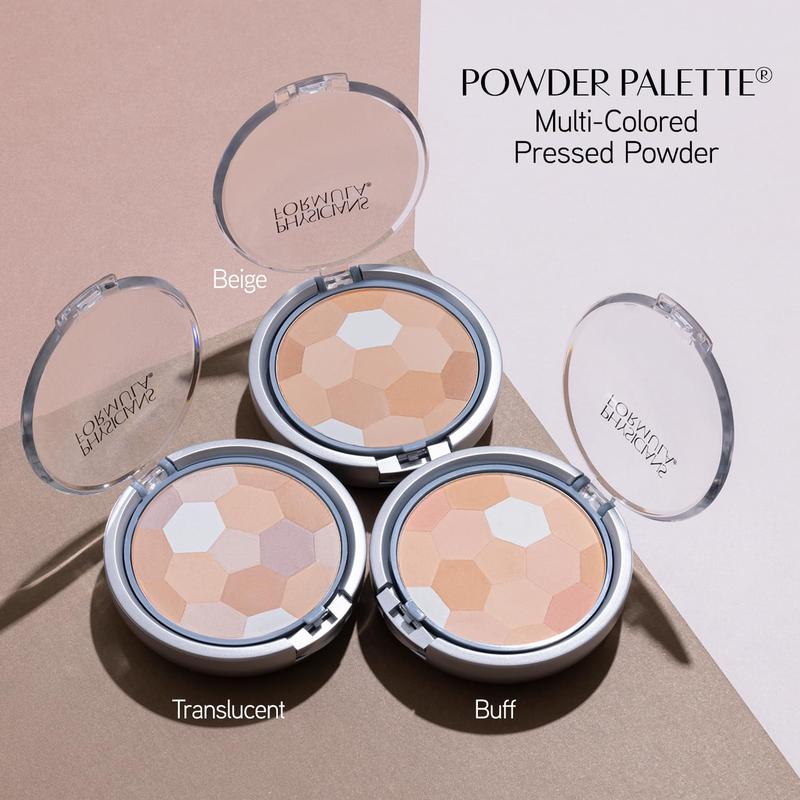 Setting Powder Palette Multi-Colored Pressed Finishing Powder Translucent, Natural Covere, Dermatologist Tested, Clinicially Tested