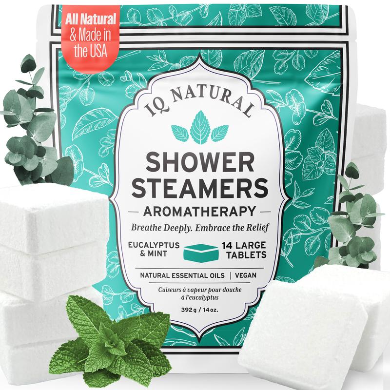 14 Count Shower Steamers Aromatherapy for Women, Shower Bombs, Vapor Tablets, Organic Shower Gift Set Body Care