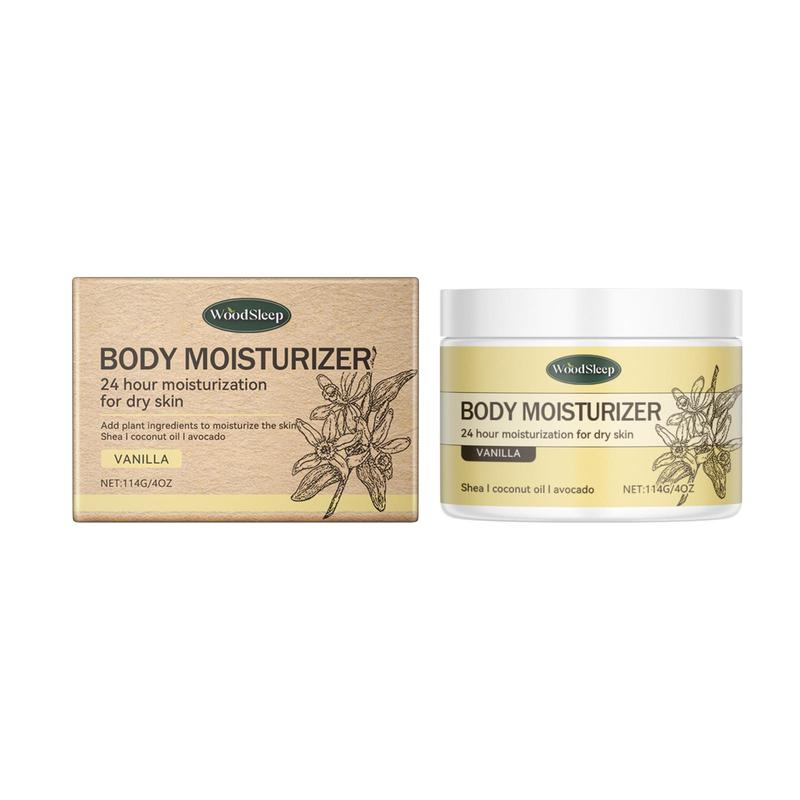 Vanilla Body Moisturizer, 1 Box Deep Moisturizing Body Cream, Hydrating Body Lotion for Women & Men, Body Care Product for Daily Use