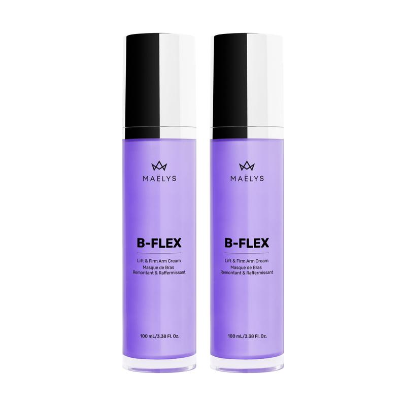 2X B-FLEX Clinically Proven Lift & Firm Arm Cream (SAVE $10!) by MAËLYS - for Loose Skin, Bat Wings