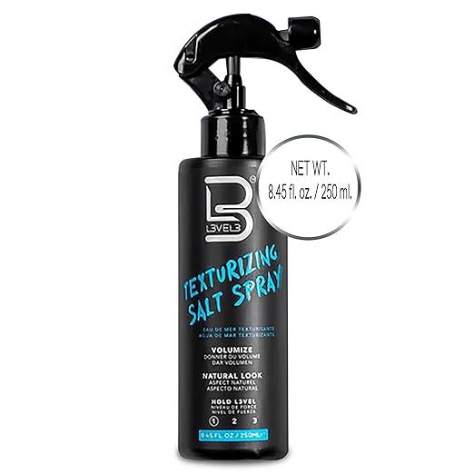 Level 3 Sea Salt Texturizing Spray - Creates Beachy Waves and Texture - Casual Hair Finish Gel Haircare Gentle