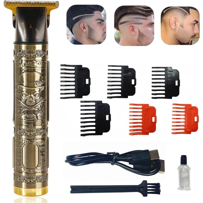 Hair Clippers for Men, Professional T  Trimmer Zero Grapped, Cordless Rechargeable Bear Trimmer Shaver Hair  Kit