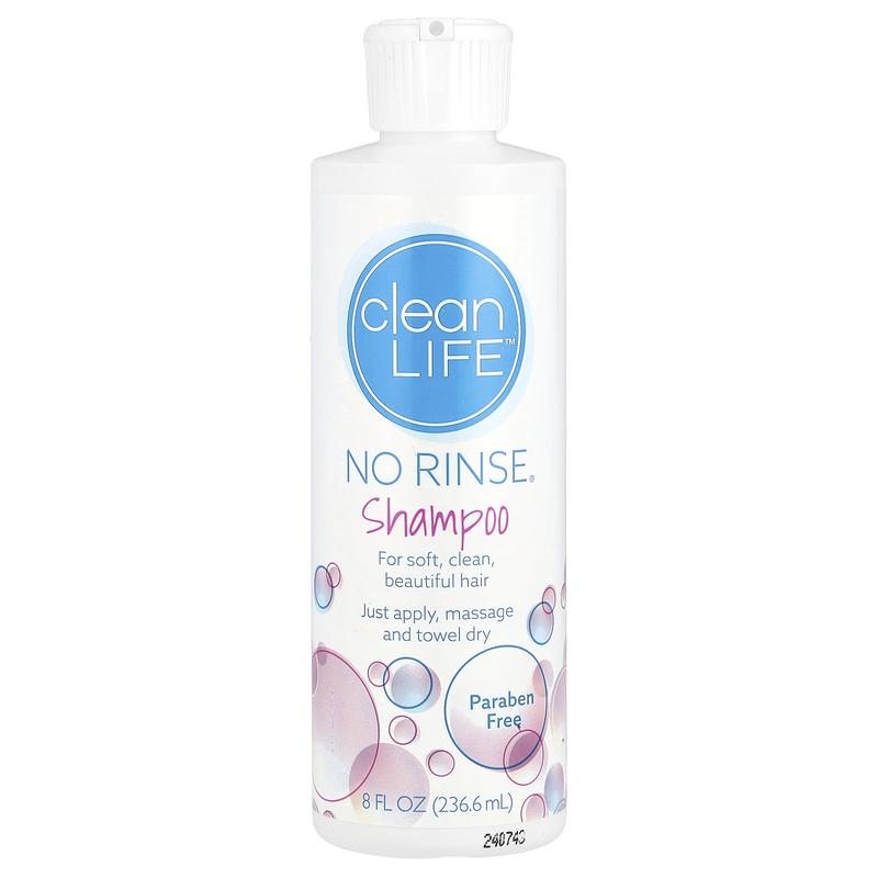 CleanLife No Rinse® Shampoo, 8 fl oz (236.6 ml)