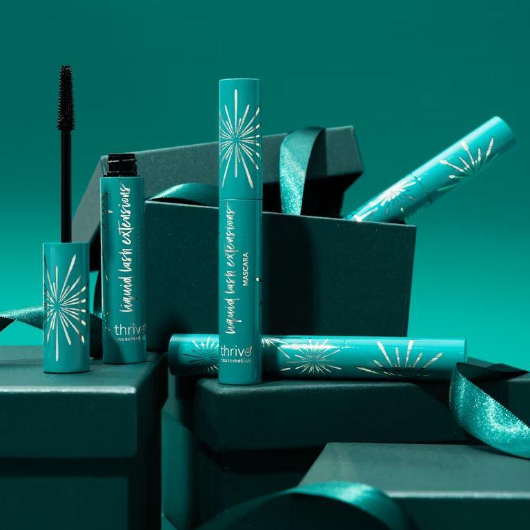 Thrive Causemetics Liquid Lash Extensions Mascara - Deep Skin Tone, Hypoallergenic, Liquid & Portable