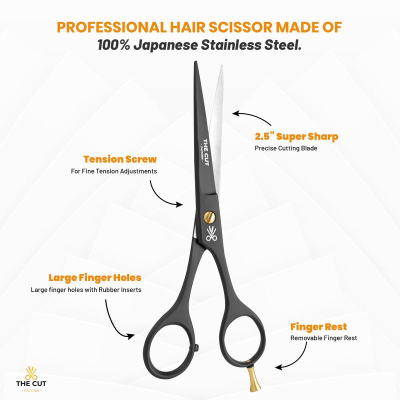 The Cut Factory Barber Hair Scissors 6.5