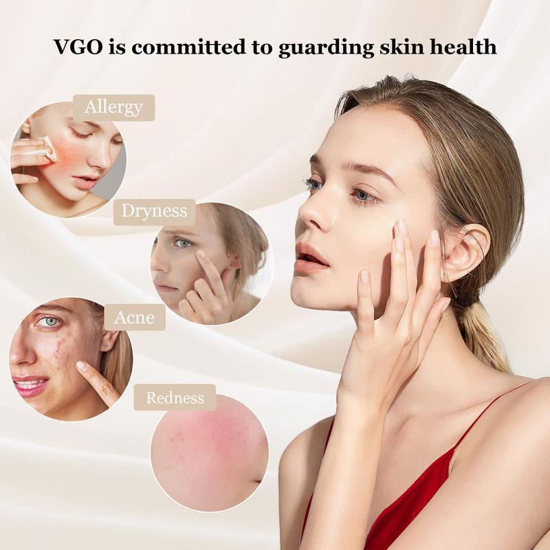 VGO-Vitamin C Serum and Facial Cleanser Set Cleansing Moisturizing Suitable forsensitive skin-Live Skincare Radiance-A Comfort Skin Repair Skincare set, facial cleansing set,moisturizing set Facial Serum Moisturizer Hydrating