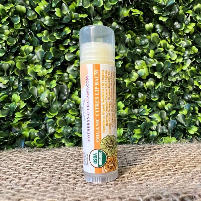 Mothers Naturals Organic Lip Balm All Natural & Organic Chapstick , Lip Care Moisturizer, Treatment To Hydrating Cracked Dry Lips Daily Comfort