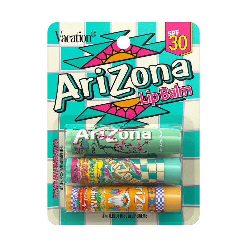 AriZona® x Vacation® Lip Balm SPF 30 3 Pack