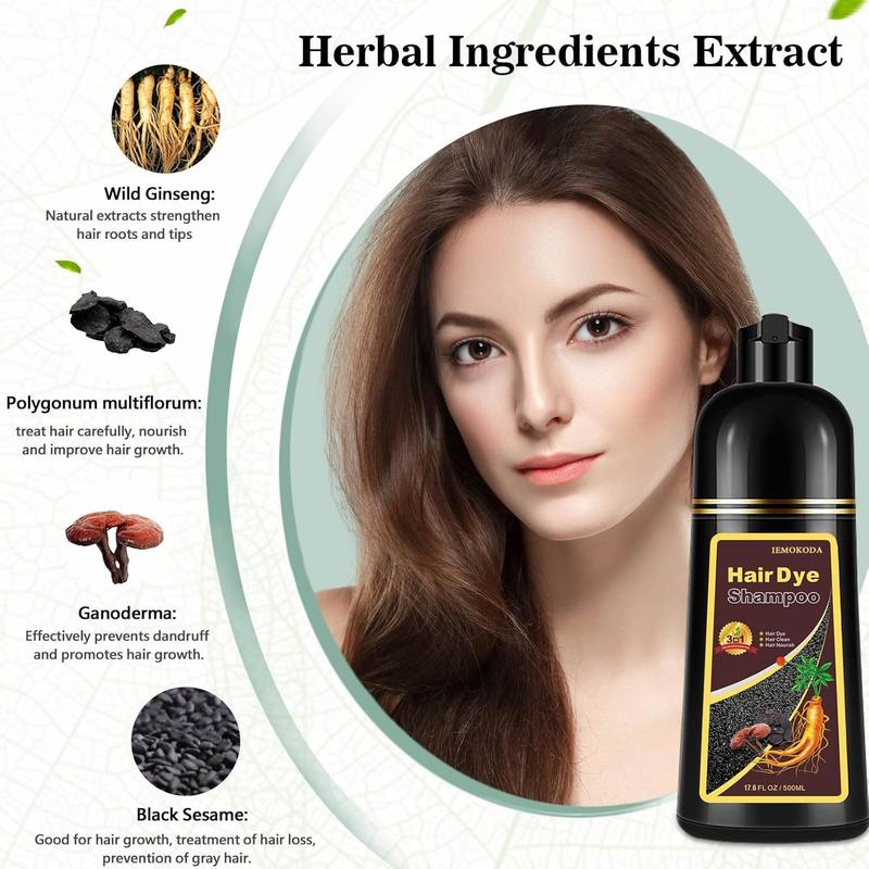 Hair Dye Shampoo -Various Colors Available,Herbal Ingredients Natural Shampoo.Natural Haircoloring,Plant Haircare,Red Hairdye