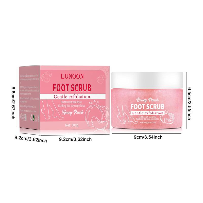 Foot Scrub, 1 Count Gentle Exfoliating Foaming Foot Scrub for Skin, Smoothing Cracked Heel & Dry Skin, Pedicure Foot Spa for Women & Men