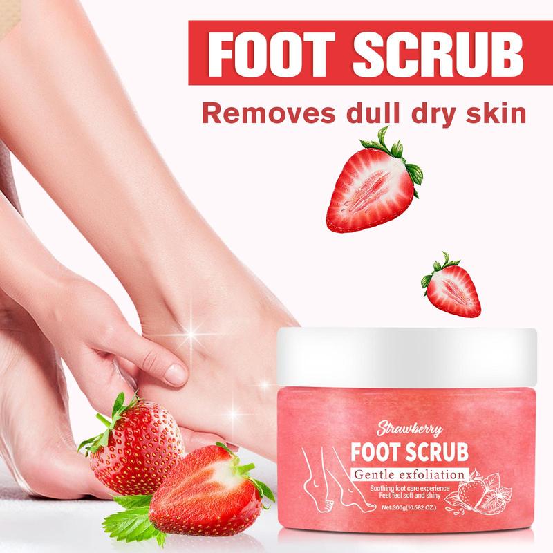 Foot Scrub, 1 Count Gentle Exfoliating Foaming Foot Scrub for Skin, Smoothing Cracked Heel & Dry Skin, Pedicure Foot Spa for Women & Men