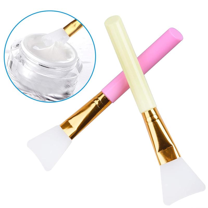 3 PCS Premium Silicone Face Mask Brush, Mask Beauty Tool, Soft Silicone Facial Mud Mask Applicator Brush, Hairless Moisturizers, Body Lotion and Body Butter Applicator Tools