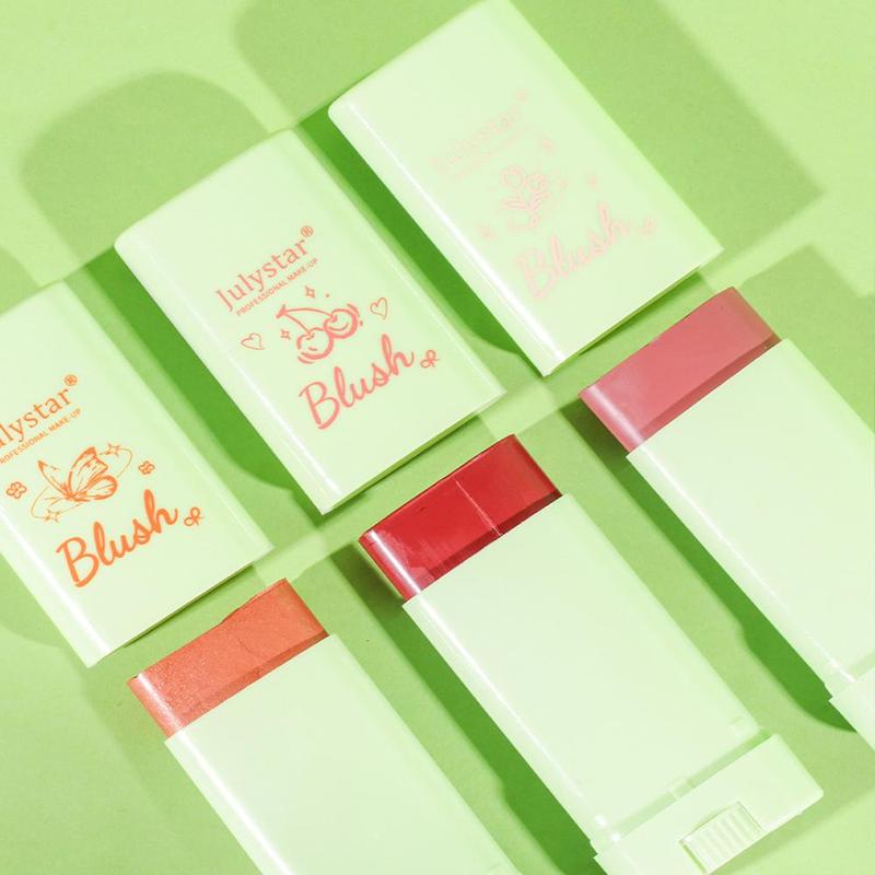 Blush Stick, Natural Matte Blush for Daily Makeup, Lightweight Blush, Soft Color Shadow, Suitable for All Skins