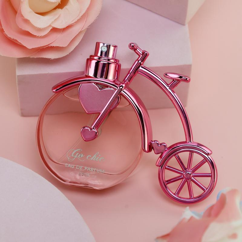 25ML Creative Bike Design Perfume, Oriental Flower Tone Women's Perfume, Elegant Fragrance for Daily, Travel and Holiday Gifts