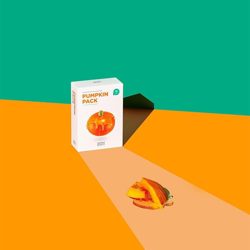 [SKIN1004] Zombie Beauty Pumpkin Pack (16ea),  Facial Mask, Removing Dead Cells, , Anti Acne, Anti-Wrinkle Care, Pore Treatment, Fine Lines, Korean Skin Care, Viral  Pumpkin Pack