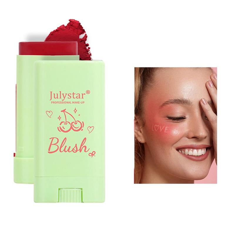 Blush Stick, Natural Matte Blush for Daily Makeup, Lightweight Blush, Soft Color Shadow, Suitable for All Skins