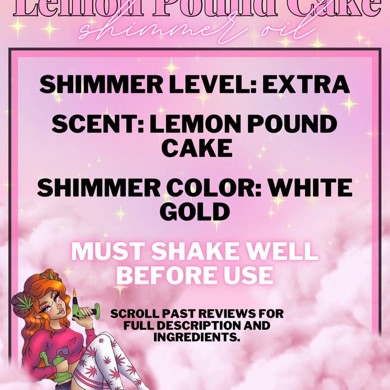 Lemon Pound Cake Shimmer Body Oil