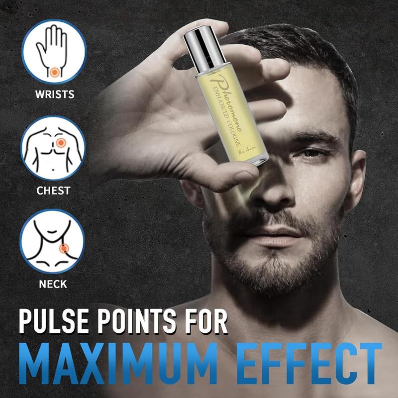 Pheromone Cologne for Men to Attract Women - Scent Cupid Cologne for Men - Enhanced Confidence & Attraction Pheromone Infused Perfume for Men - Cupids Pheromone Cologne for Men - 15 ml Christmas Gift