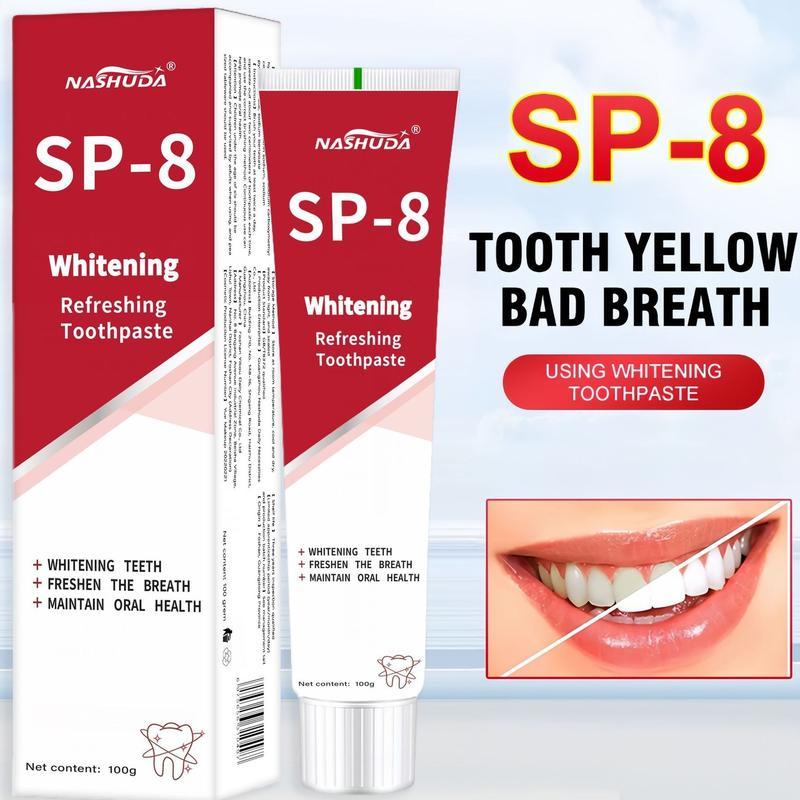 SP-8 Probiotic Bright White Toothpaste Deep Clean Teeth Fresh Breath Oral sp-8 toothpaste