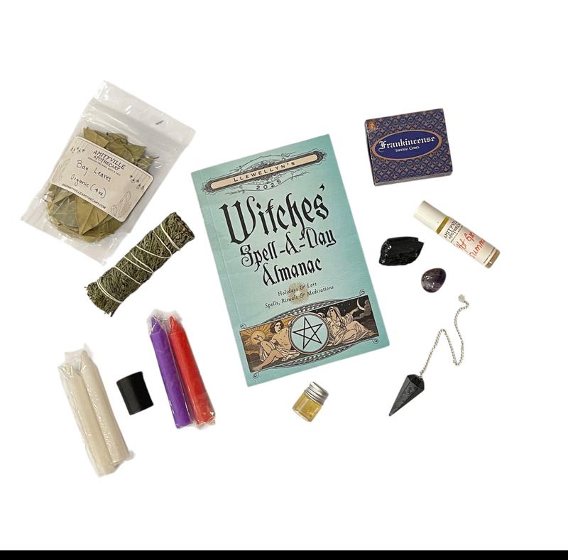 Amityville Apothecary Witches' Spell-A-Day Almanac Spell Kit for Daily Magic