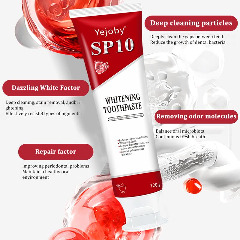 [90% People Choose] Sp10 Probiotic Toothpaste,Sp-10 Ultra Whitening Toothpaste,Probiotics Bright White Toothpaste,Sp-10 Probiotic Toothpaste,Sp10 Toothpaste,Fresh Breath,Deep Cleaning Care Toothpaste oral health niacinamide toothpaste