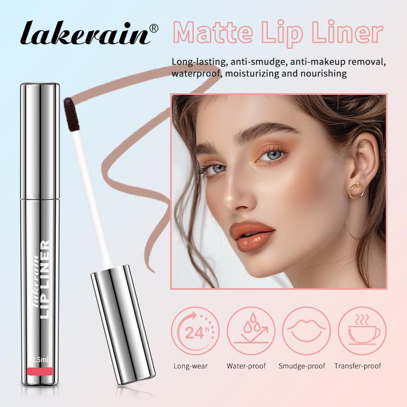 Long Lasting Peel Off Matte LipLiner, Waterproof Peel Off Lip Liner Tattoo, Flawless Lip stick for 3D lip  Contour, Makeup Tool For Women & Girls