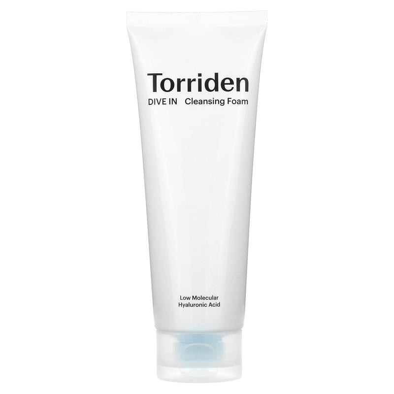 Torriden Dive In,  Low Molecular Hyaluronic Acid Cleaning Foam, 5.07 fl oz (150 ml)