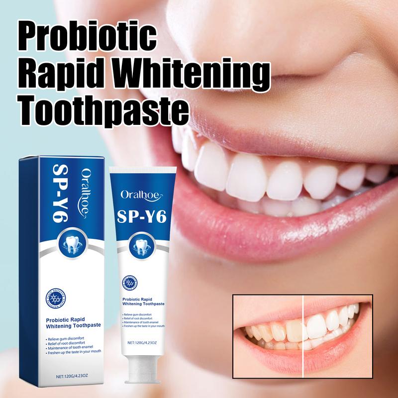 Probiotic Rapid Whitening Toothpaste;Whitening Toothpaste;Probiotic Whitening Toothpaste tooth stain niacinamide toothpaste