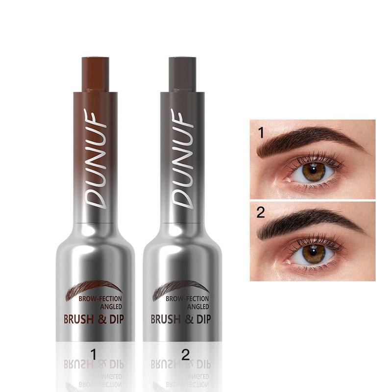 Double-ended Eyebrow Pomade, 2 Counts set Long Lasting Eyebrow Paste, Professional Eyebrow Makeup Products for Women & Girls, Christmas Gift