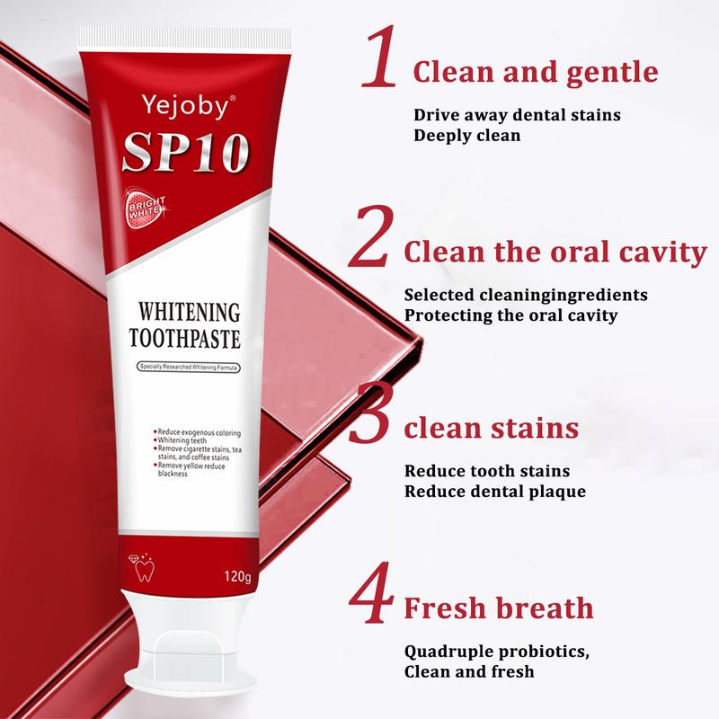 [90% People Choose] Sp10 Probiotic Toothpaste,Sp-10 Ultra Whitening Toothpaste,Probiotics Bright White Toothpaste,Sp-10 Probiotic Toothpaste,Sp10 Toothpaste,Fresh Breath,Deep Cleaning Care Toothpaste oral health niacinamide toothpaste