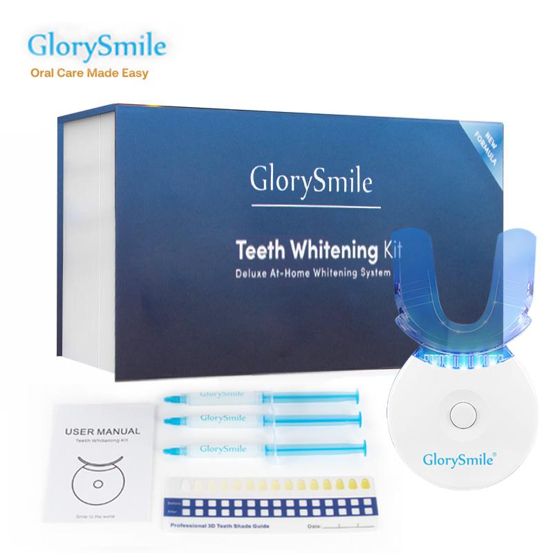 LED Teeth Whitener Kit, 1 Set White Teeth Tool Kit with Carbamide Peroxide Teeth Whitener Gel, Safe Enamel for Oral Care