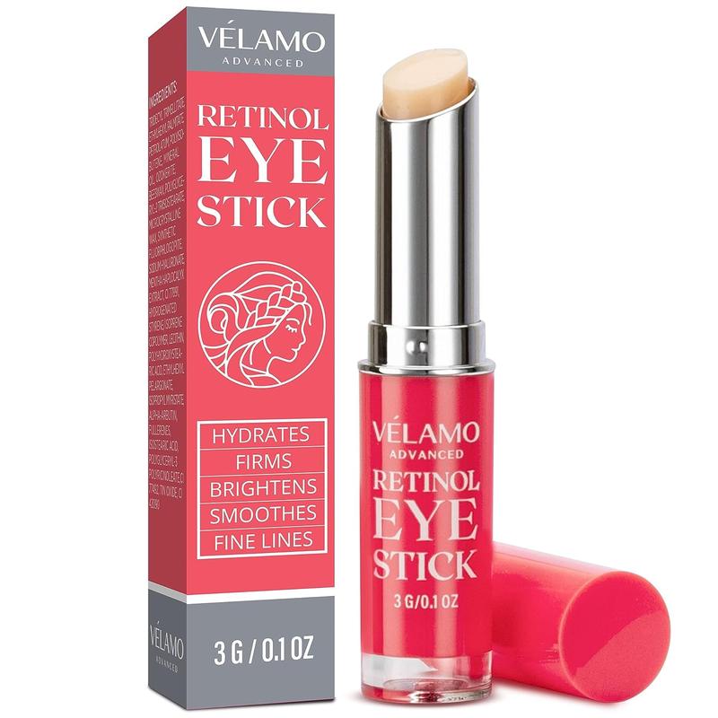 Velamo Retinol Eye Stick for Dark Circles and Puffiness Anti Aging Balm