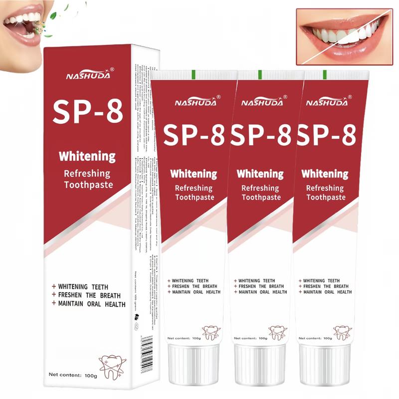 SP-8 Probiotic Bright White Toothpaste Deep Clean Teeth Fresh Breath Oral sp-8 toothpaste