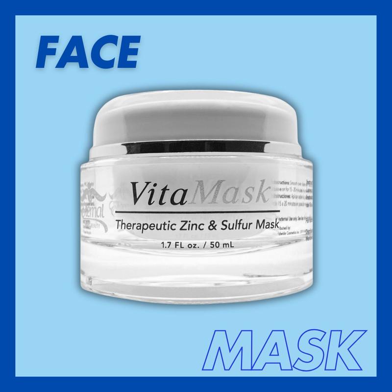 Vita Mask Therapeutic Zinc & Sulfur Mask for Skincare Comfort