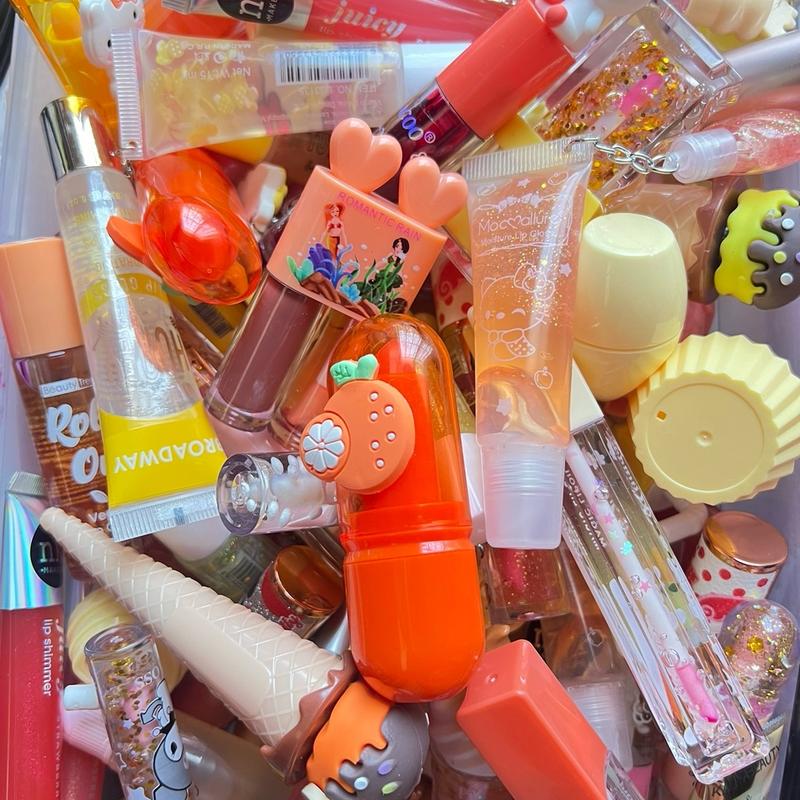 Mystery Lip Gloss Bundle , lip care, lip oil, lip plumper, lip tint, lip stick, lip scrub & more…..