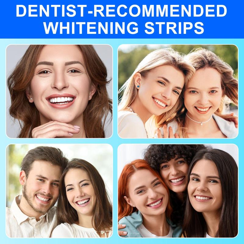 Teeth Brightening Strips, 28pcs box Advanced 9D Brightening Technology Teeth Strips, Suitable for Adults, Oral Care Products