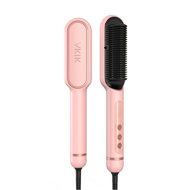 [Free shipping]VKIK Hair Straightener Brush,Comb,  30s Fast Ceramic Heating, Frizz-Free, 360 Swivel Cord Portable for Home, Travel and Salon,for Women